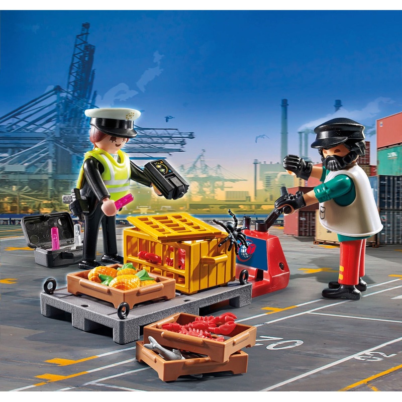 Playmobil 70775 Cargo-Customs Check