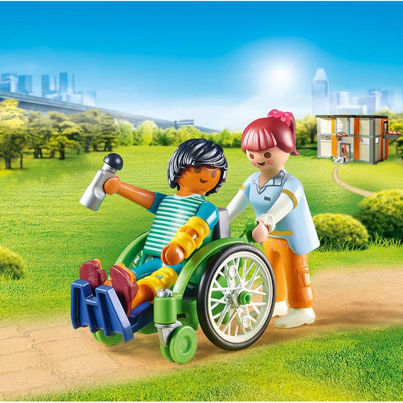 Playmobil Hospital-Patient in Wheelchair