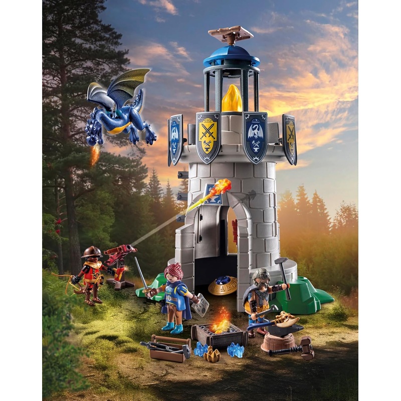 Playmobil 71483 Novelmore Knight’s tower with smith and dragon