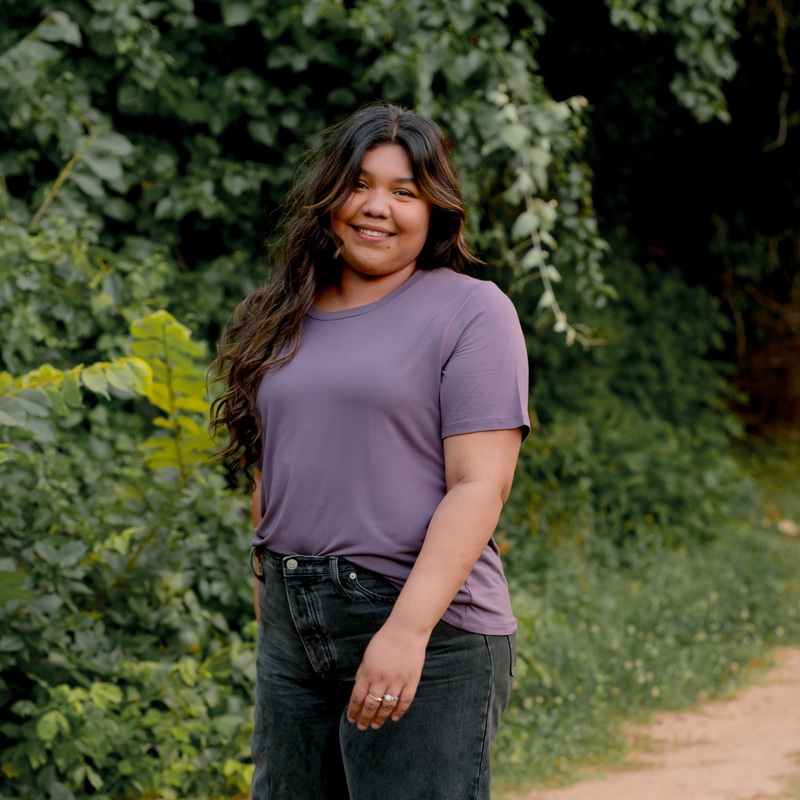 Women’s Crew Neck Tee in Currant
