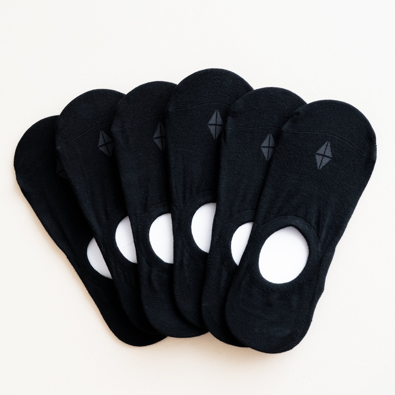 Women’s No Show Socks 3-Pack in Midnight