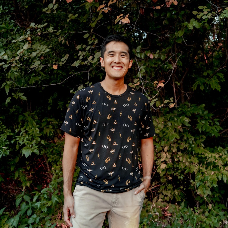 Men’s Crew Neck Tee in Midnight Icon