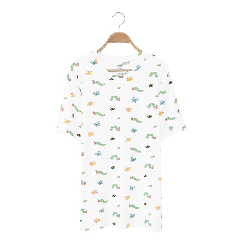 Men’s Crew Neck Tee in The Very Hungry Caterpillar and Friends