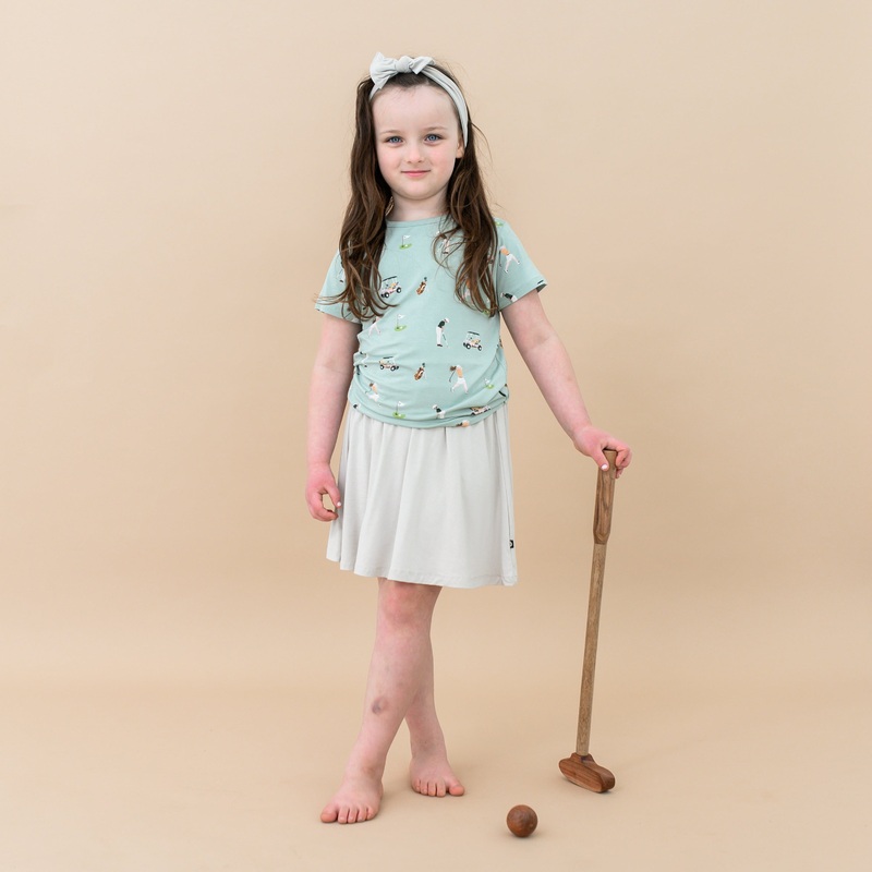 Toddler Basic Tee in Golf