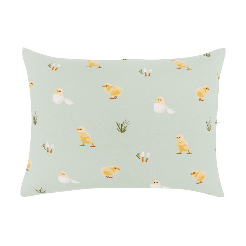 Toddler Pillowcase in Aloe Chick