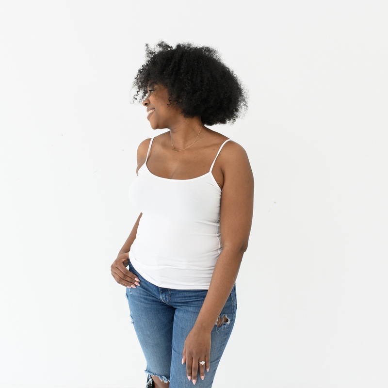 Womens Camisole in Snow