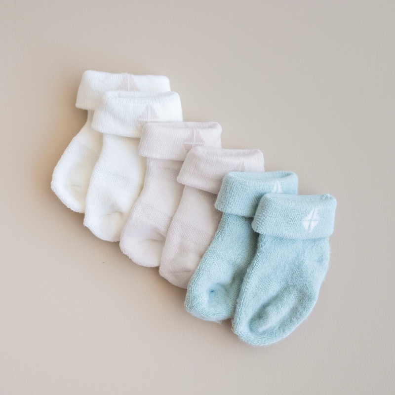 Baby 3-Pack Socks in Neutral
