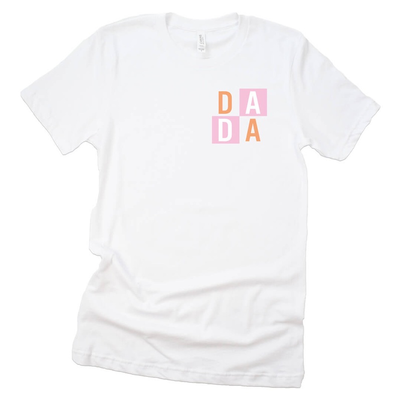 Check Me Out Dad Graphic Tee | White