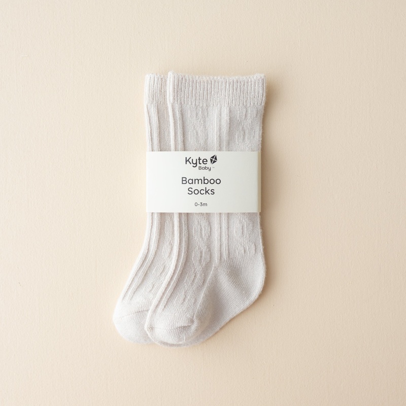 Knee High Socks in Oat