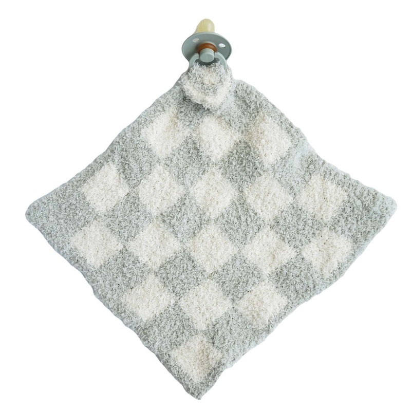 CuddleLane Luxe Lovey | Sage Check