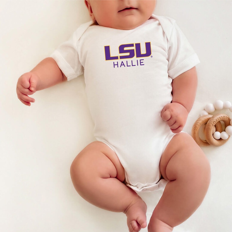 Louisiana State University | LSU Personalized Graphic Bodysuit
