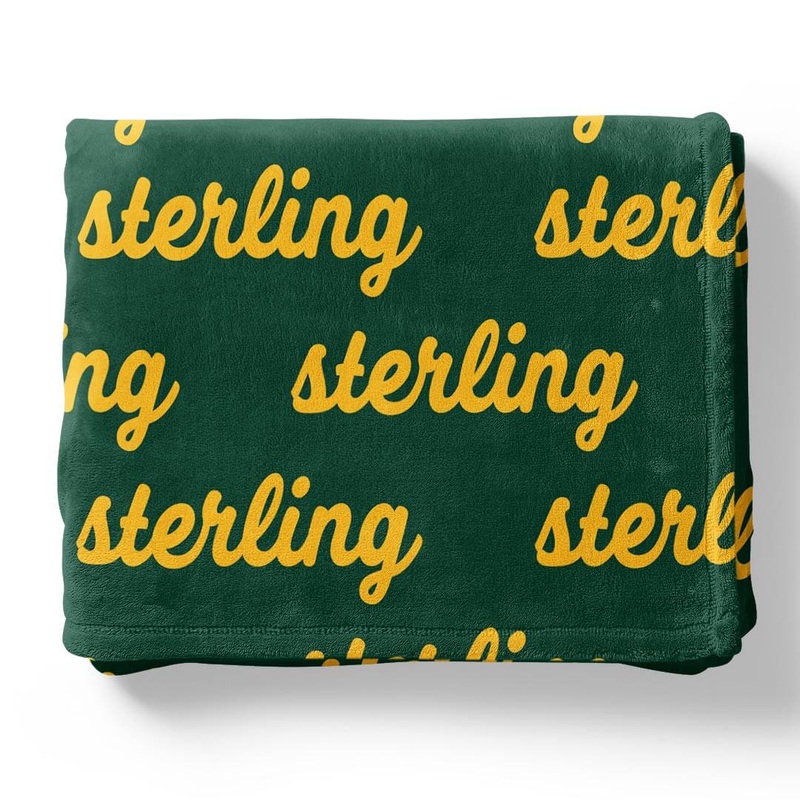 Personalized Color Blanket | Bear Green