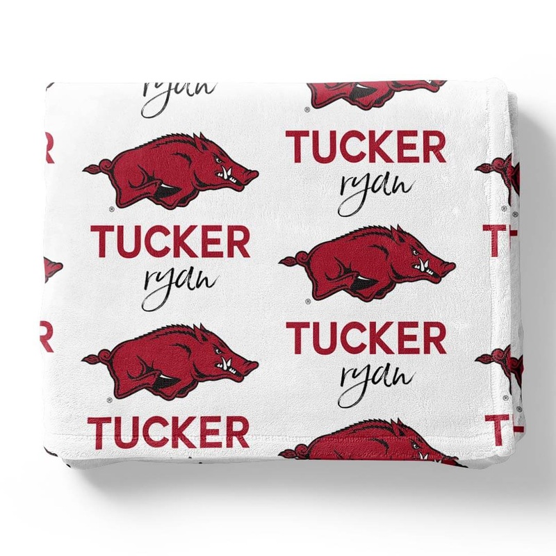University of Arkansas | U of A Personalized Kids Blanket