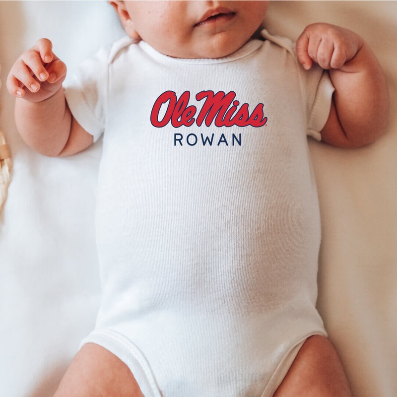 University of Mississippi | Ole Miss Personalized Graphic Bodysuit