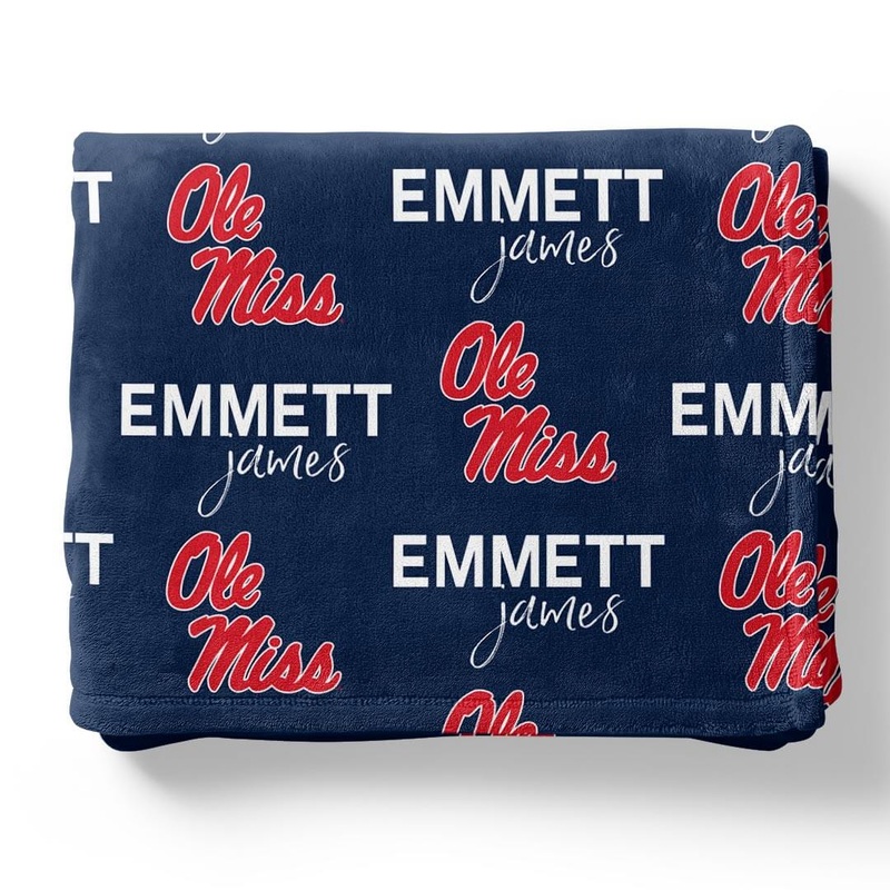 University of Mississippi | Ole Miss Personalized Kids Blanket