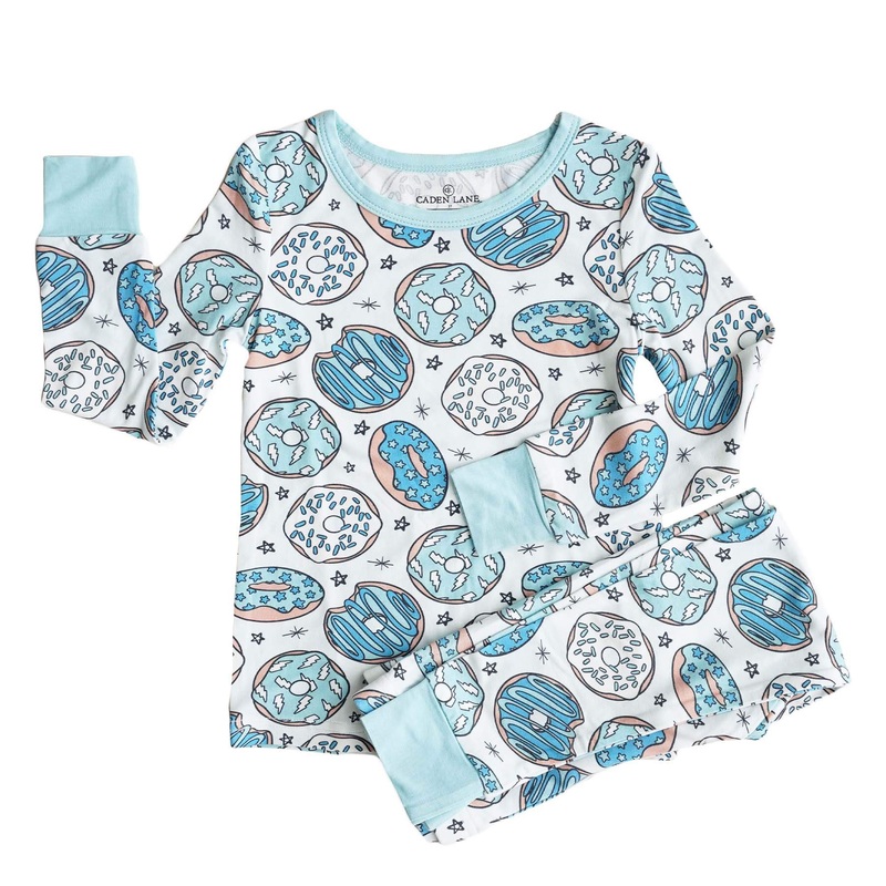 Donut Shop Two Piece Pajama Set | Blue