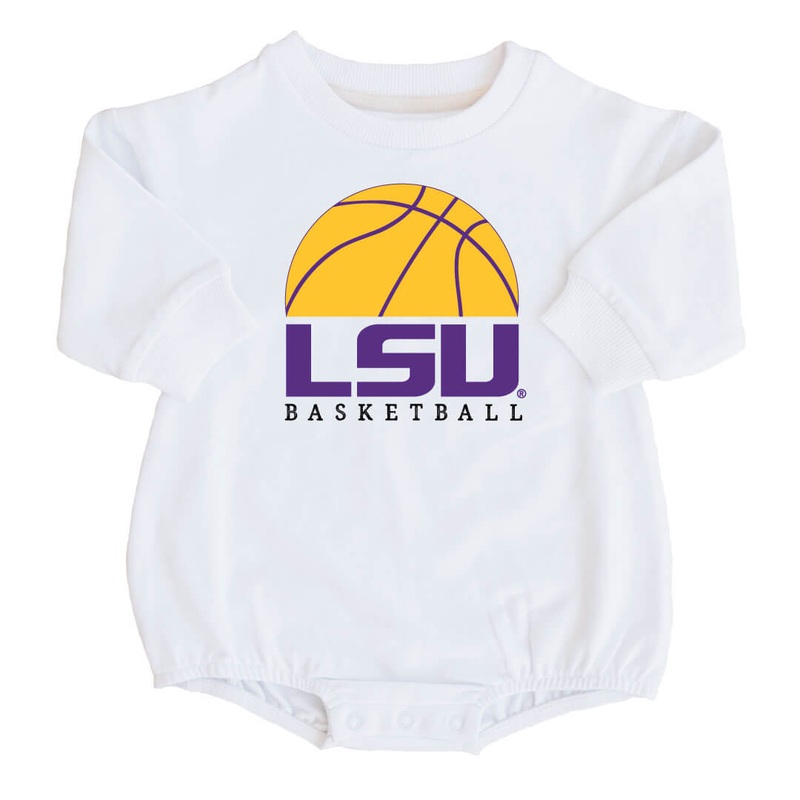 Louisiana State University | Basketball Graphic Sweatshirt Bubble Romper