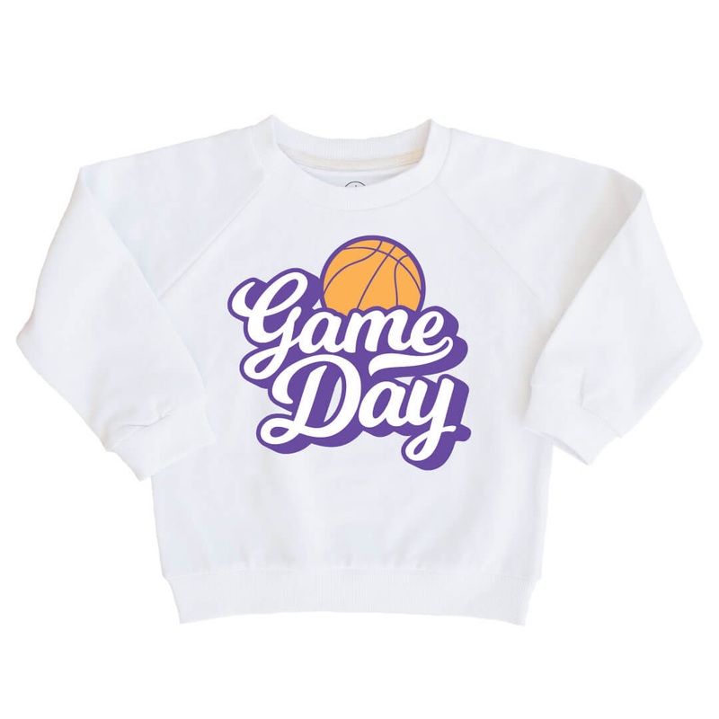 Louisiana State University | Basketball Kids Graphic Sweatshirts