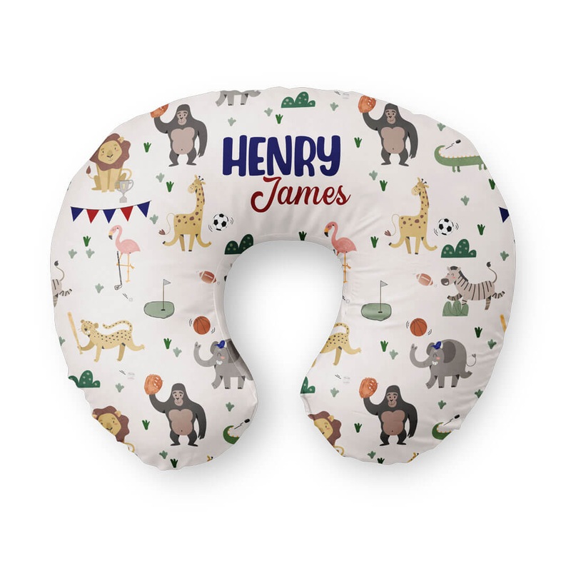 Personalized Nursing Pillow Covers | Safari Games