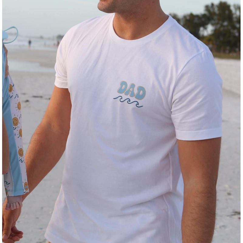 Sun’s Out Dad Graphic Tee | White