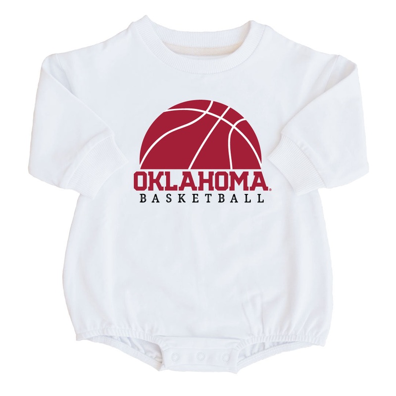 University of Oklahoma | Basketball Graphic Sweatshirt Bubble Romper
