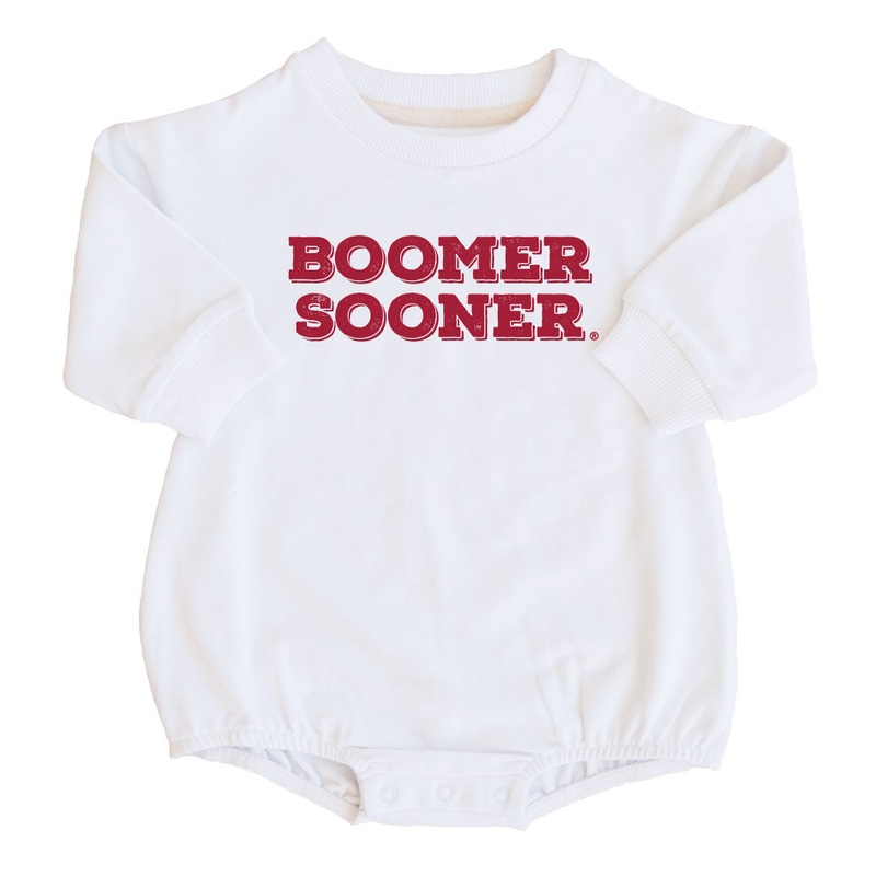 University of Oklahoma | OU Graphic Sweatshirt Bubble Romper