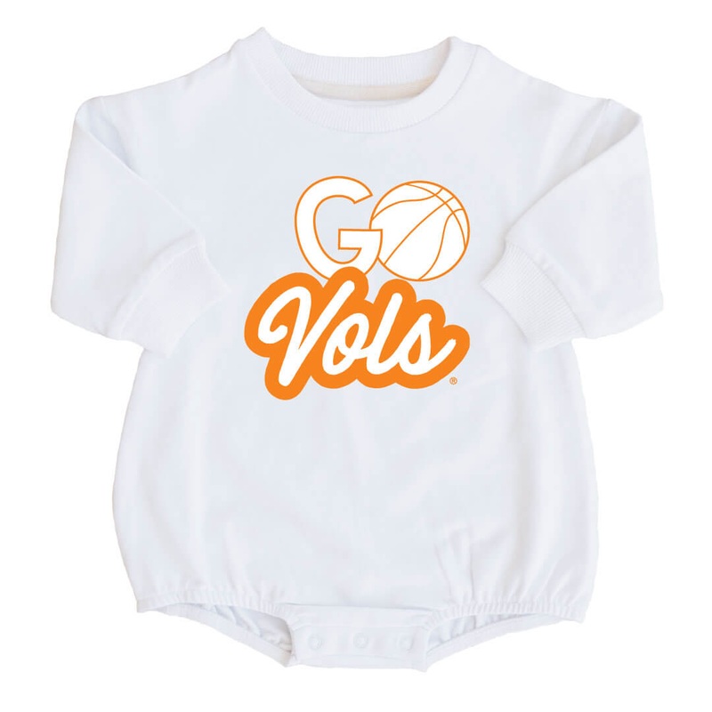 University of Tennessee | Basketball Graphic Sweatshirt Bubble Romper