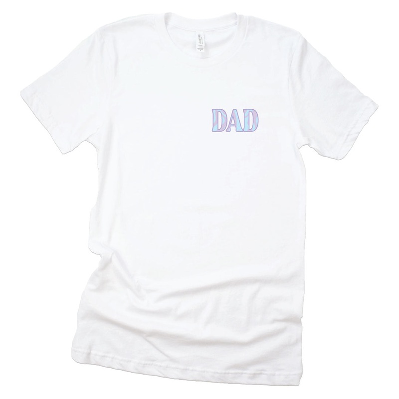 Wavy Days Dad Graphic Tee | White