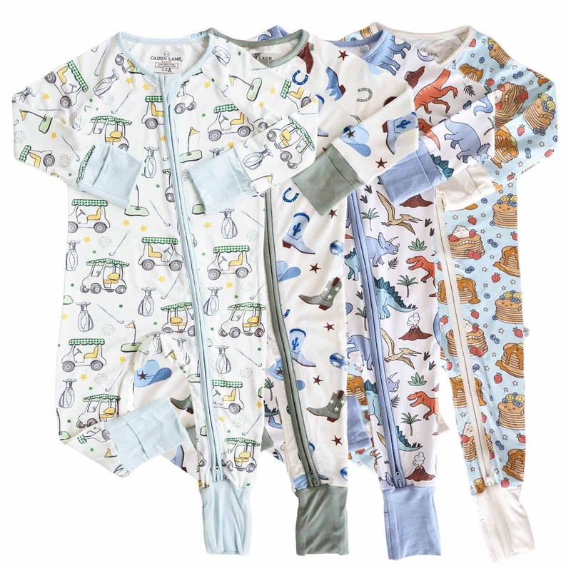 Convertible Zip Rompers for Boys
