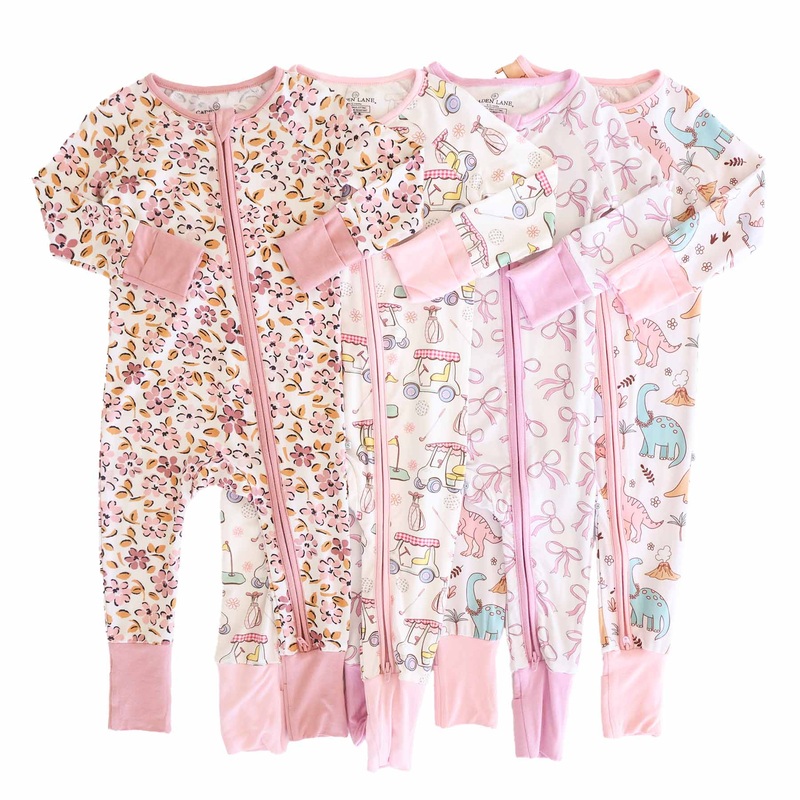 Convertible Zip Rompers for Girls
