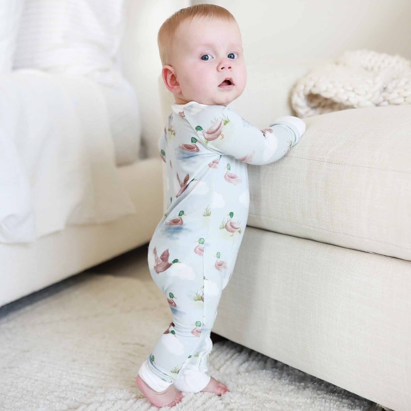 Little Duckling Convertible Zip Romper