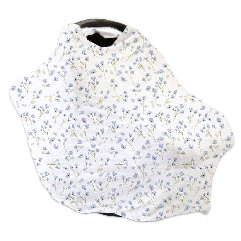 Blake’s Blooms Waffle Bamboo Multi-Use Stretchy Car Seat & Nursing Cover
