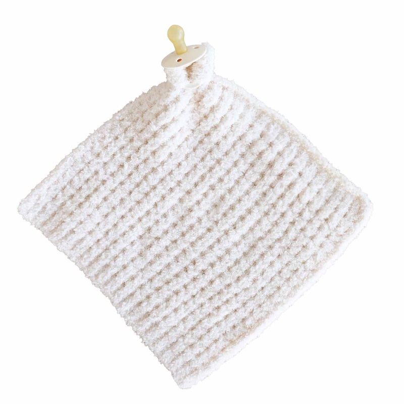 CuddleLane Luxe Waffle Lovey | Whisper