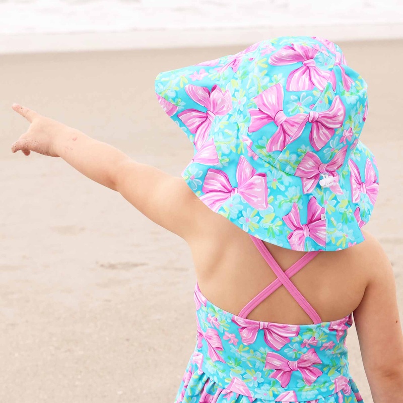 Printed Sun Hat | Beachy Bows