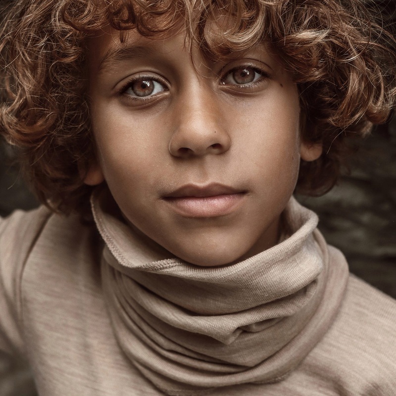 Coot Snood – Merino Wool & Silk – Sandstorm