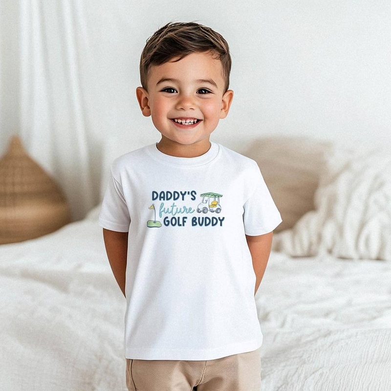 Future Golf Buddy Kids Graphic Tee | White