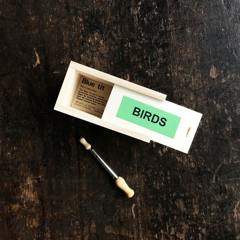 Handmade Wooden Blue Tit Bird Call