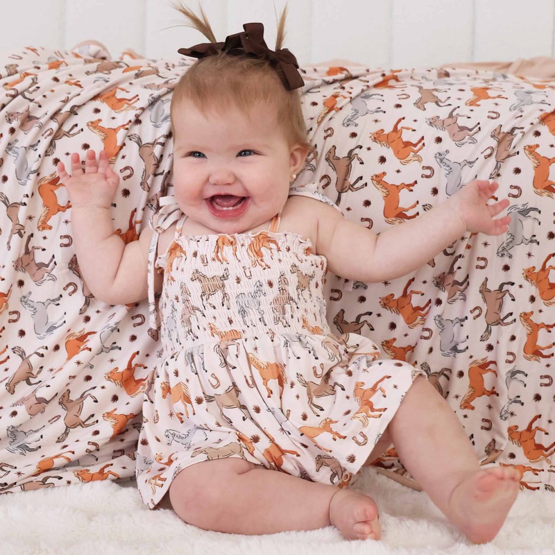 Smocked Twirl Bodysuit | P’s Ponies