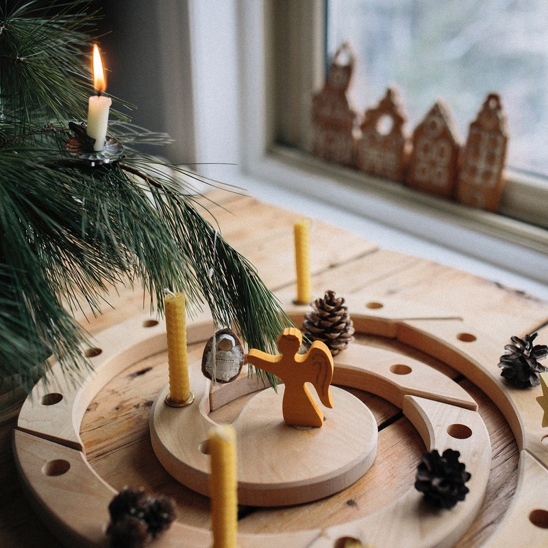 Wooden Celebration Spiral – Natural