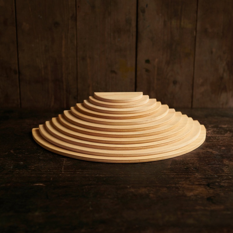 Wooden Semi Circles – Natural