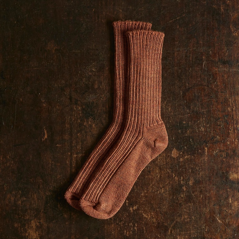 Adults Merino Wool Socks – Copper Melange