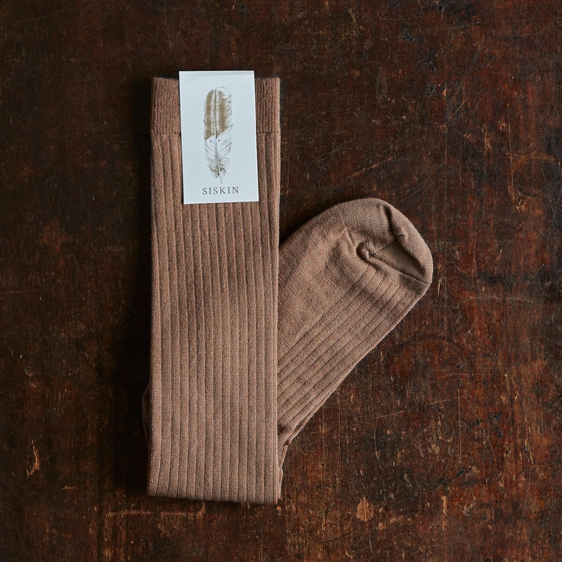 Adults Weaver Knee High Socks – Wool – Hazelnut