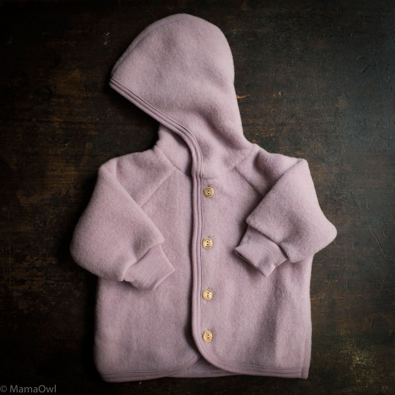 Baby & Kids Merino Wool Fleece Jacket – Lilac Rose