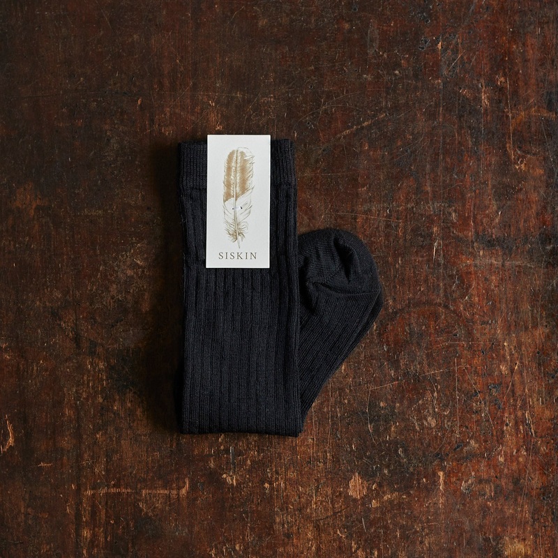 Baby & Kids Weaver Knee High Socks – Wool – Coal