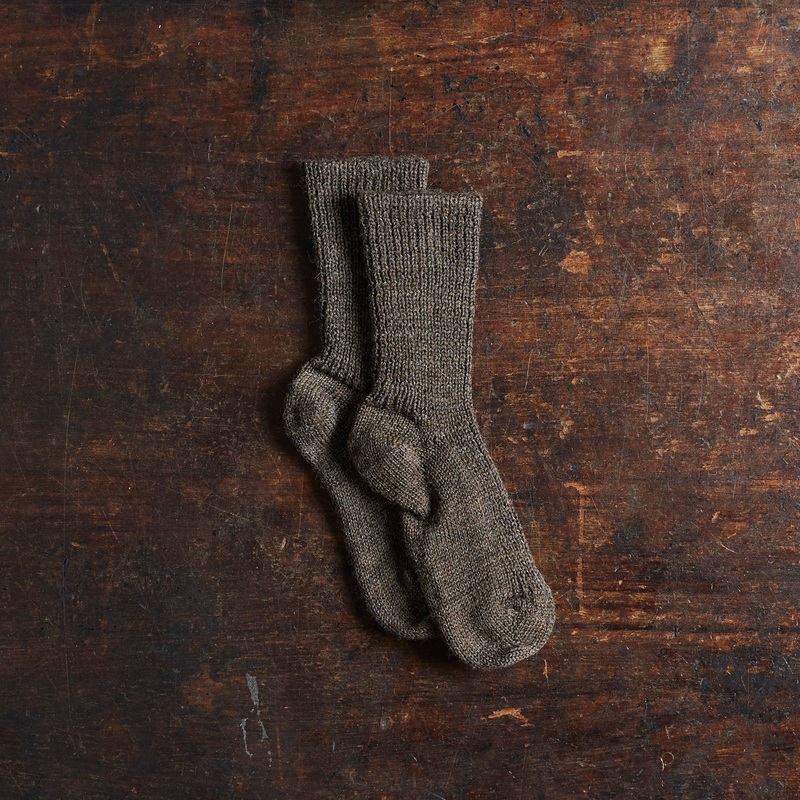 Baby & Kids Wool Socks – Brown Melange