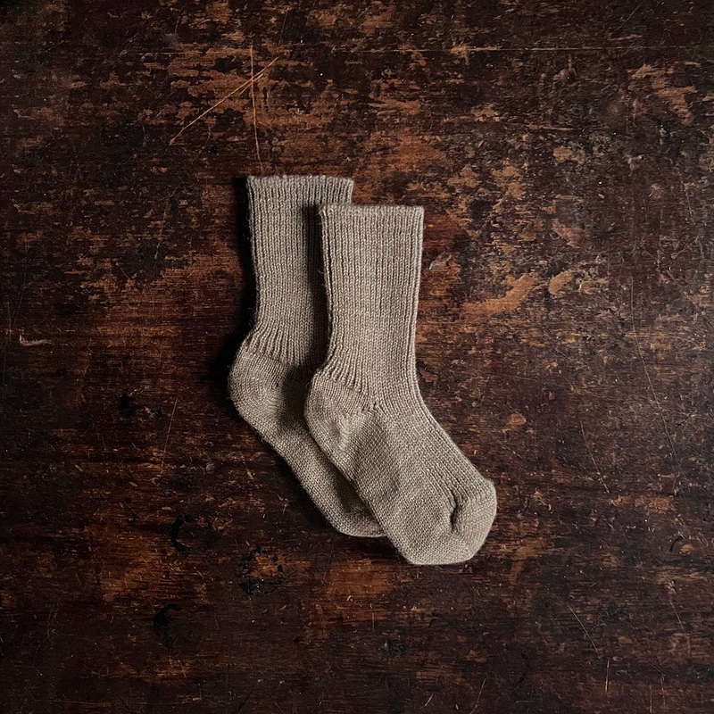 Baby & Kids Wool Socks – Walnut Melange
