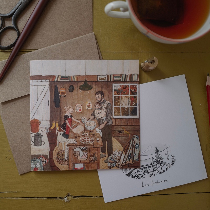 Greeting Card – Tea and Pie