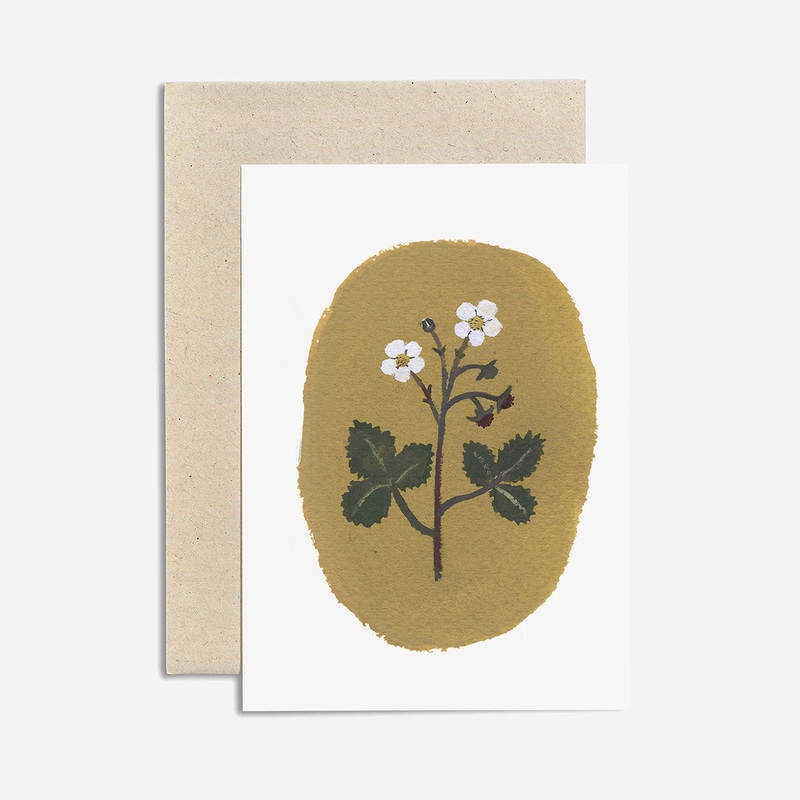 Greeting Card – Wild Strawberry