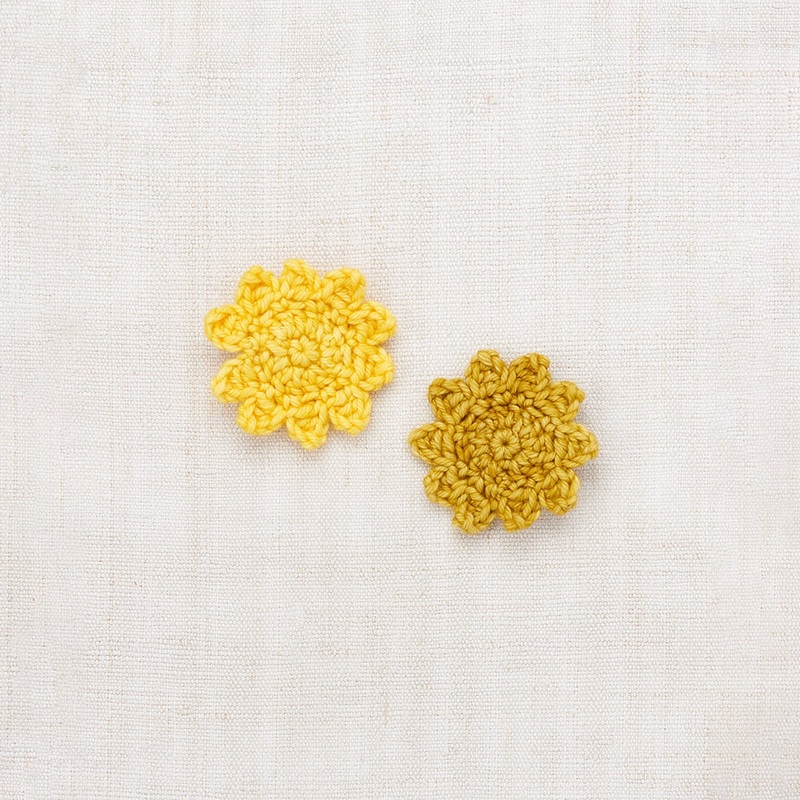 Hand Crochet Merino Wool Sun Clip Set – Mango