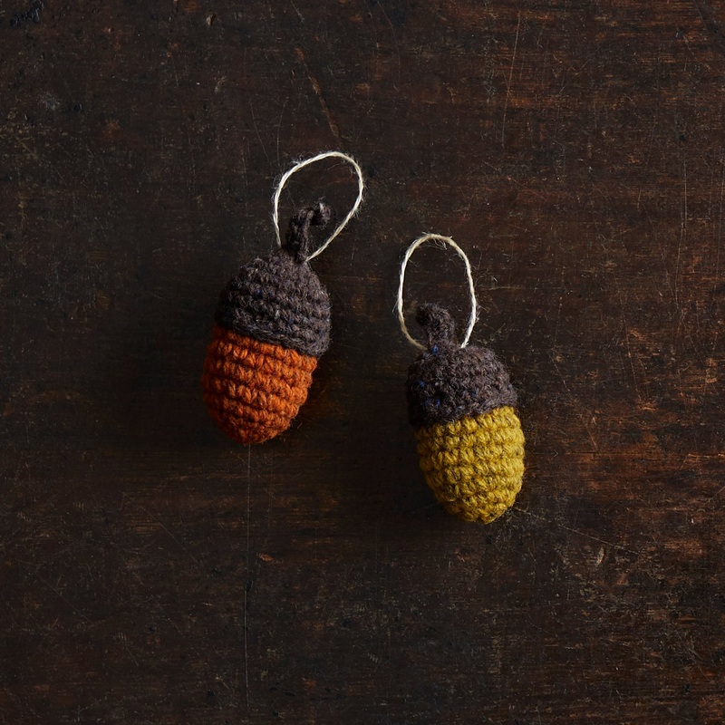 Hand Crocheted Wool Acorn – More Colours